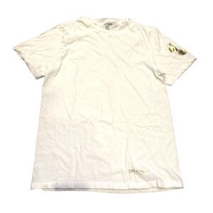 True Religion Women’s Tee Shirt Small Crewneck Gold Foil Logo Cotton